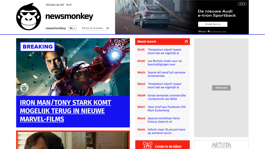 newsmonkey website